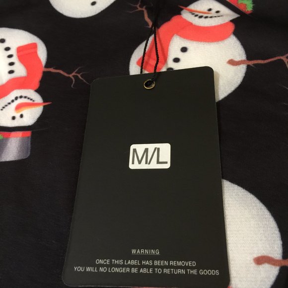MISSLOOK Tunic Top M/L Snowman Holiday Chr… - Picture 9 of 13